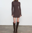 Enza Costa, Knit Turtleneck Mini Dress