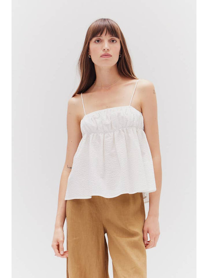 Taylor - Seersucker Top