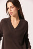 Minnie Rose, V-Neck Sweater