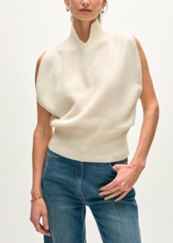 White + Warren, Sleeveless Sweater