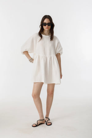 Alcala Dress, White