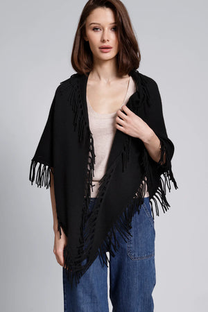 Minnie Rose, Cashmere Fringe Shawl