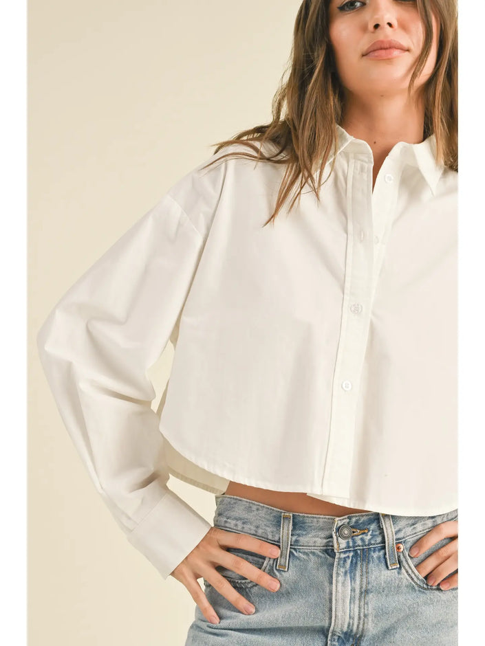 Miou Mouse, Cropped Shirt