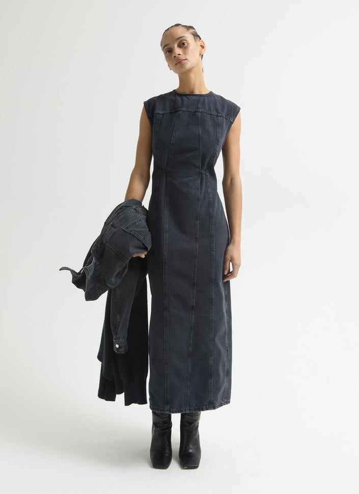Open Back Column Dress