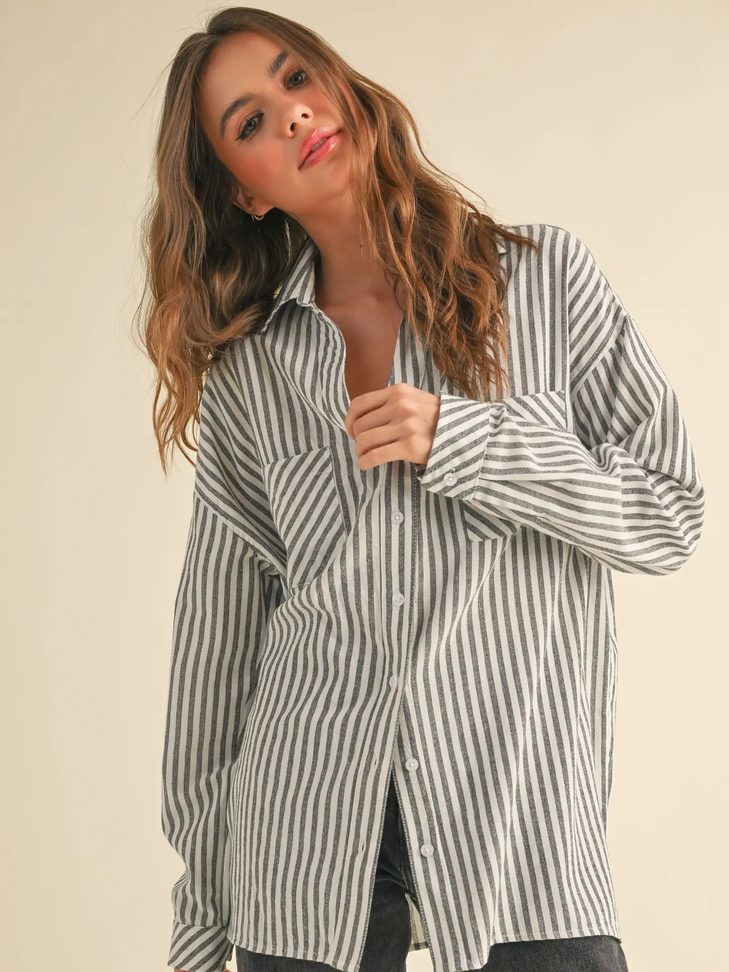 Miou Muse, Striped Shirt